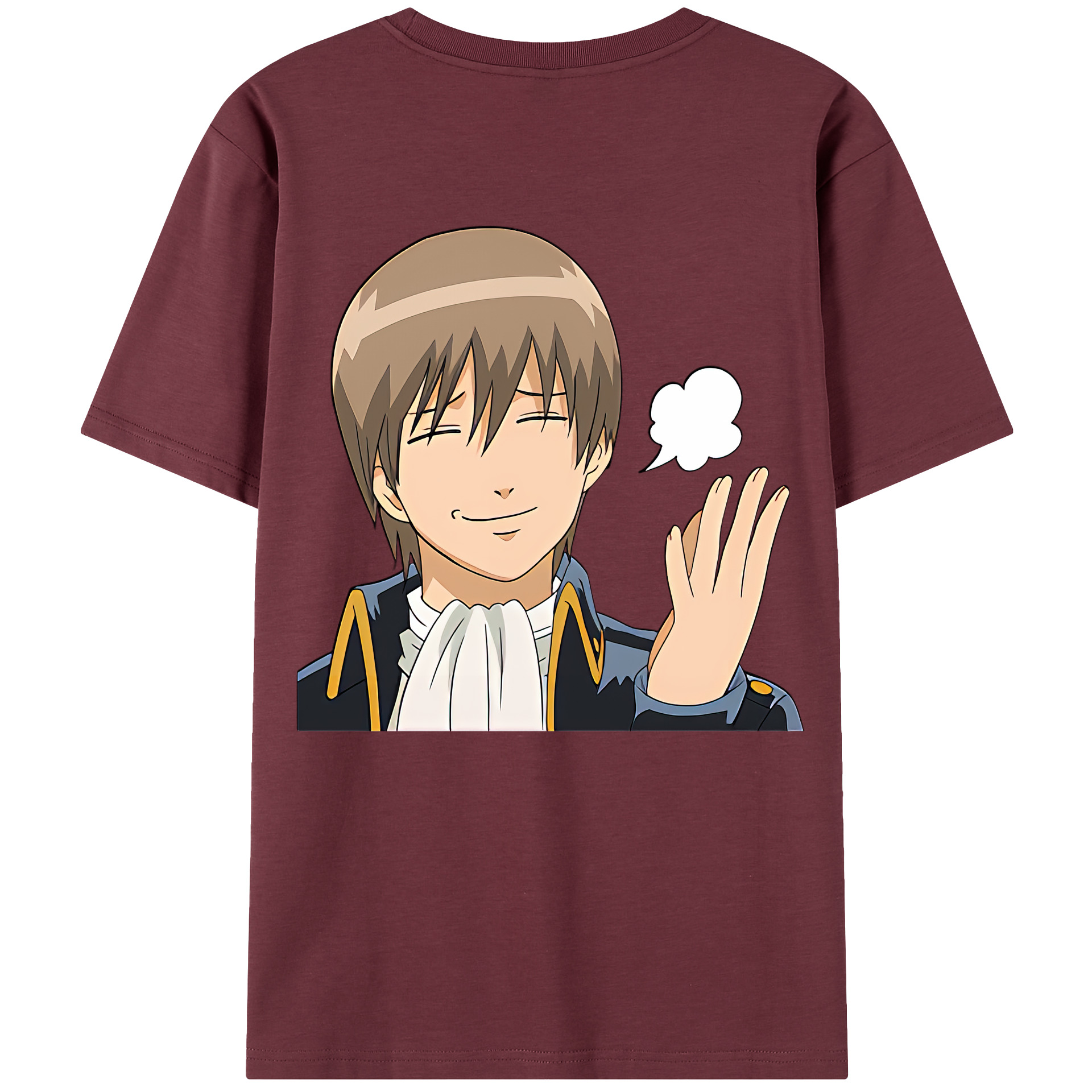 （画像用） ぎんたま 坂田銀時（さかたぎんとき） 神楽 志村新八（しむら しんぱち） GINTAMA Sakata Gintoki Kagura Shimura Shinpachi 綿100％半袖Tシャツ（背面プリント）